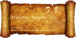 Treszler Vivien névjegykártya
